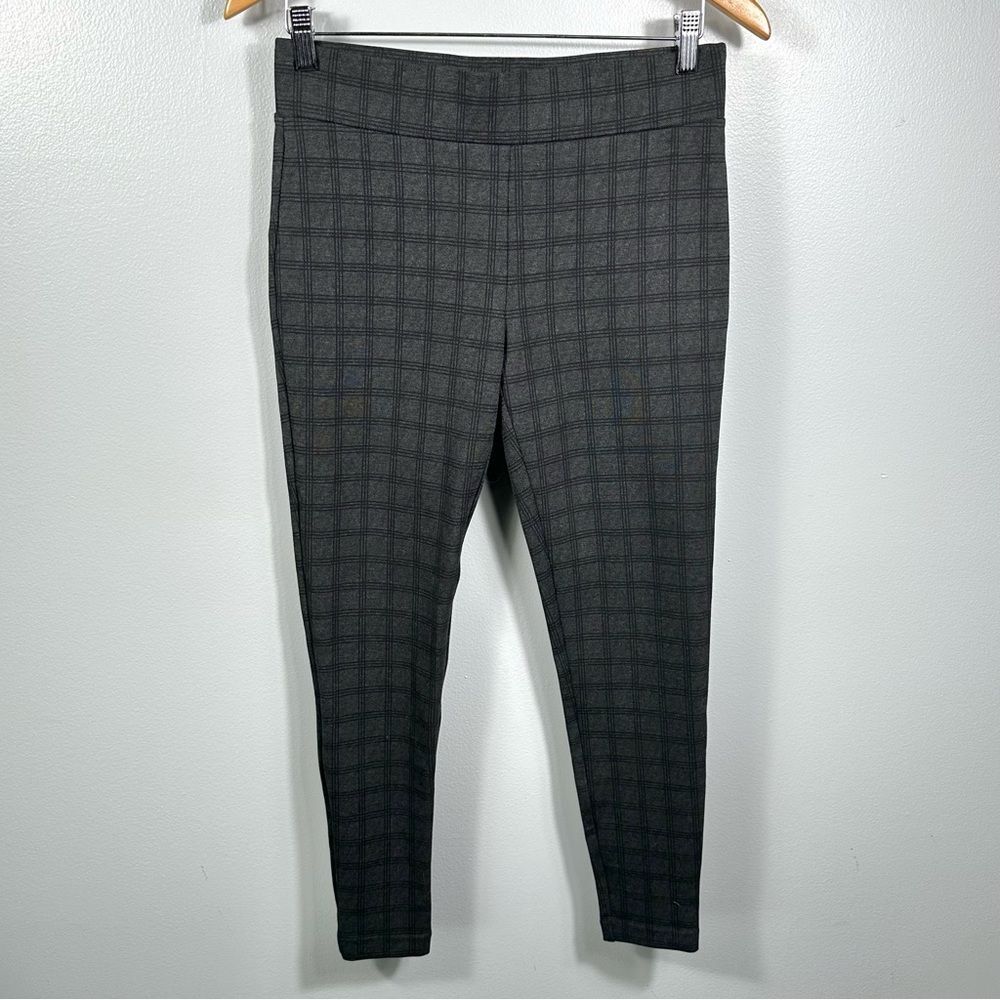 LOFT Grey Plaid Pants NWT Size Medium Office Minimalist Careerwear Sophisticated